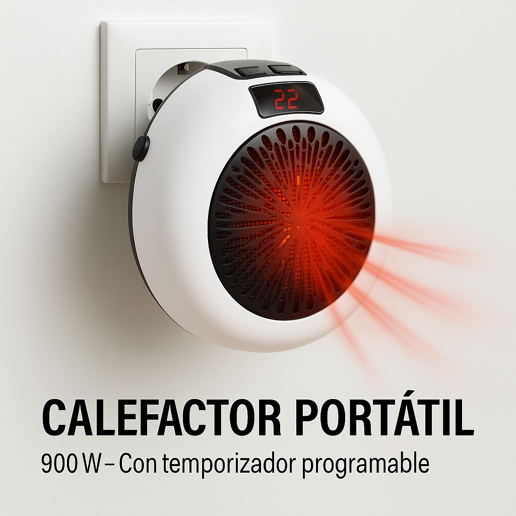 Calefactor Portátil Ultrarrápido: calienta cualquier habitación en segundos