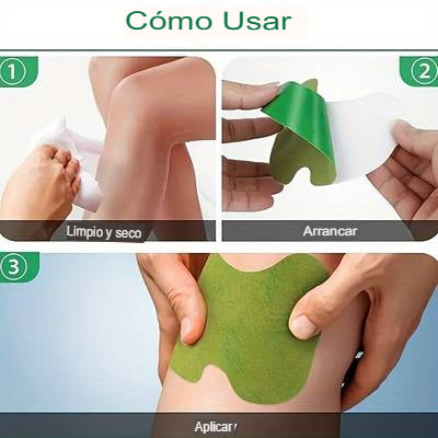Pack de 3 Unidades de Parches Analgésicos para el Dolor de Rodilla