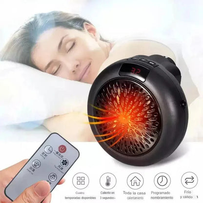 Calefactor portátil 900W con temporizador programable